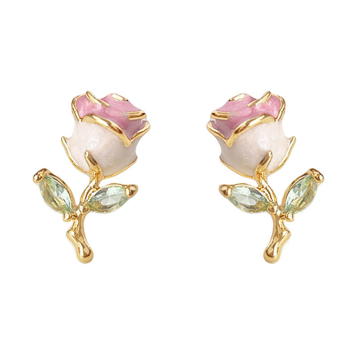 Rose Blooms • Crystal Earring