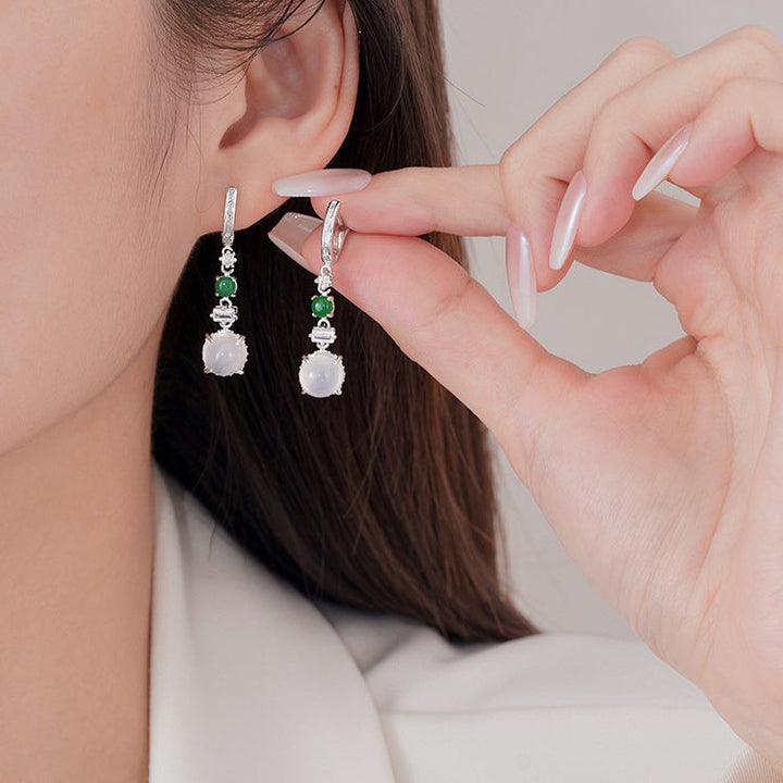 Vintage Tassel Crystal Earrings