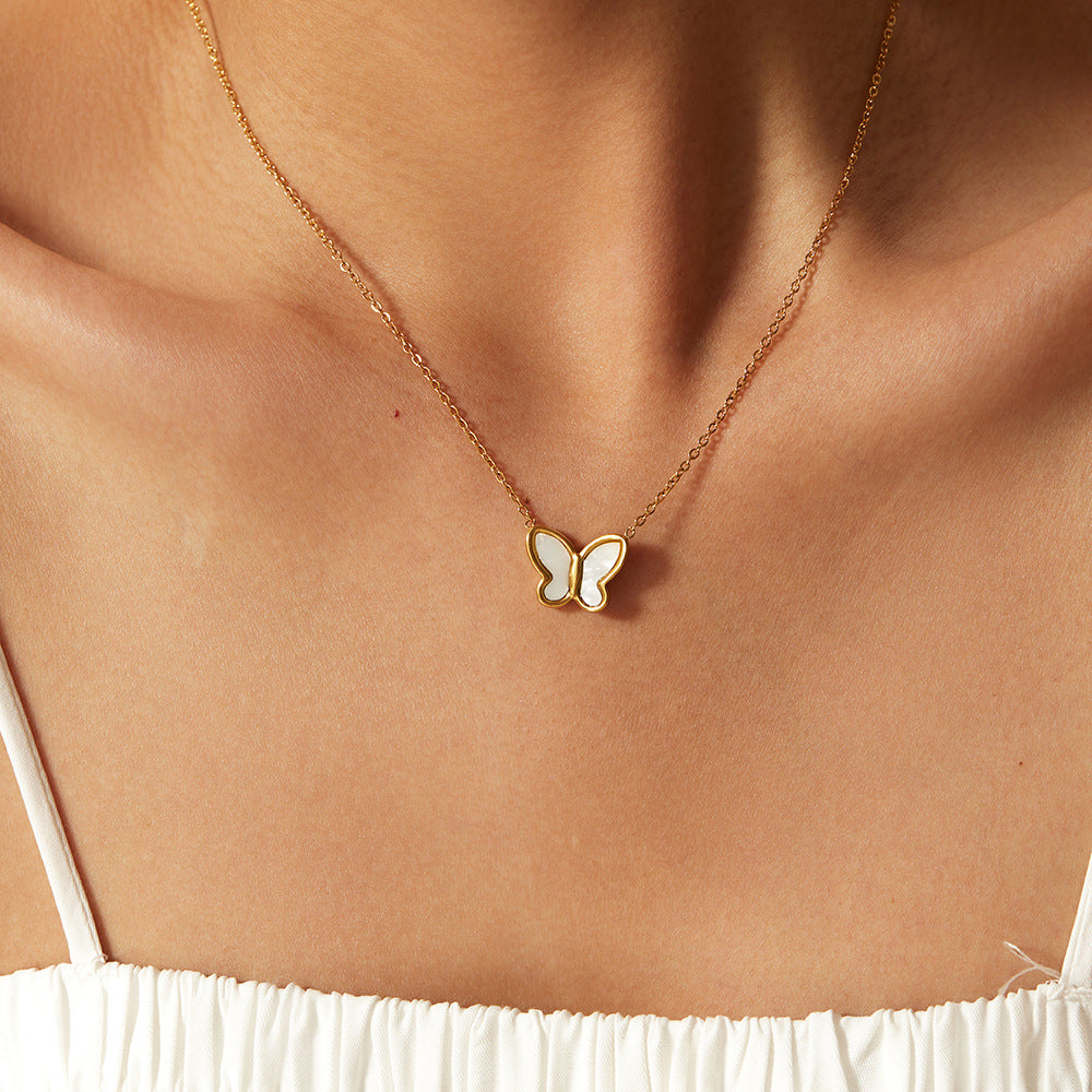 Elegant & Graceful Butterfly Pendant Necklace