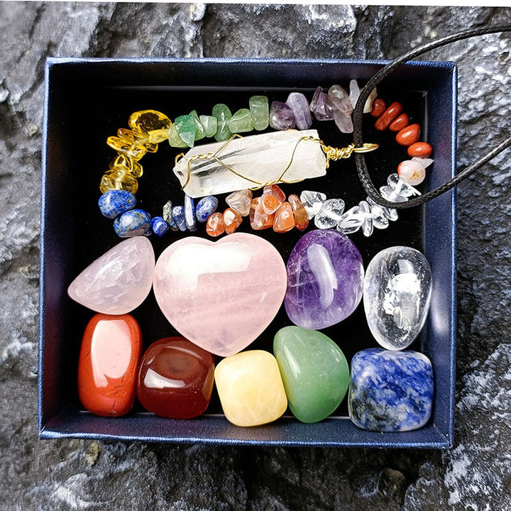 Energy Burst ? Colorful Stone &amp; Hexagonal Pillar Trio