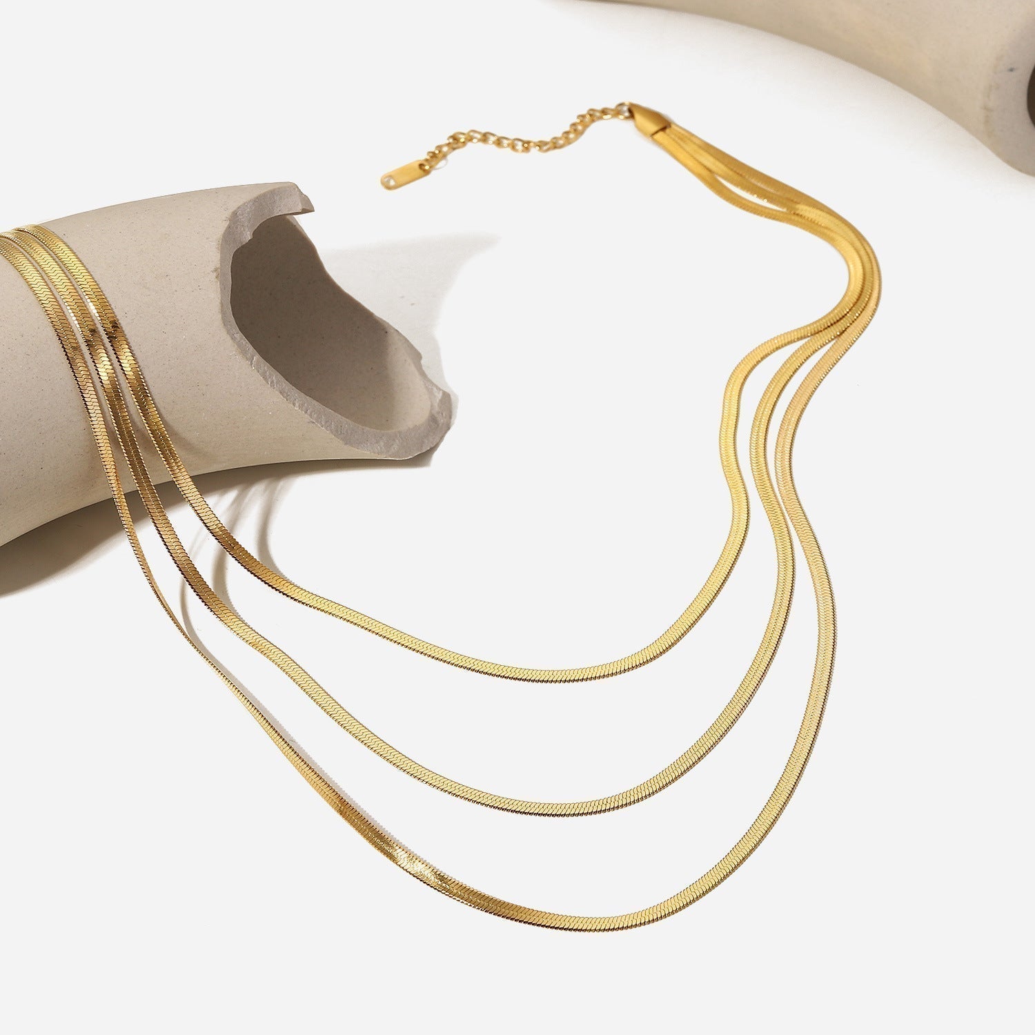 Sophie – Beautiful Gold-Tone Multi-Layer Necklace