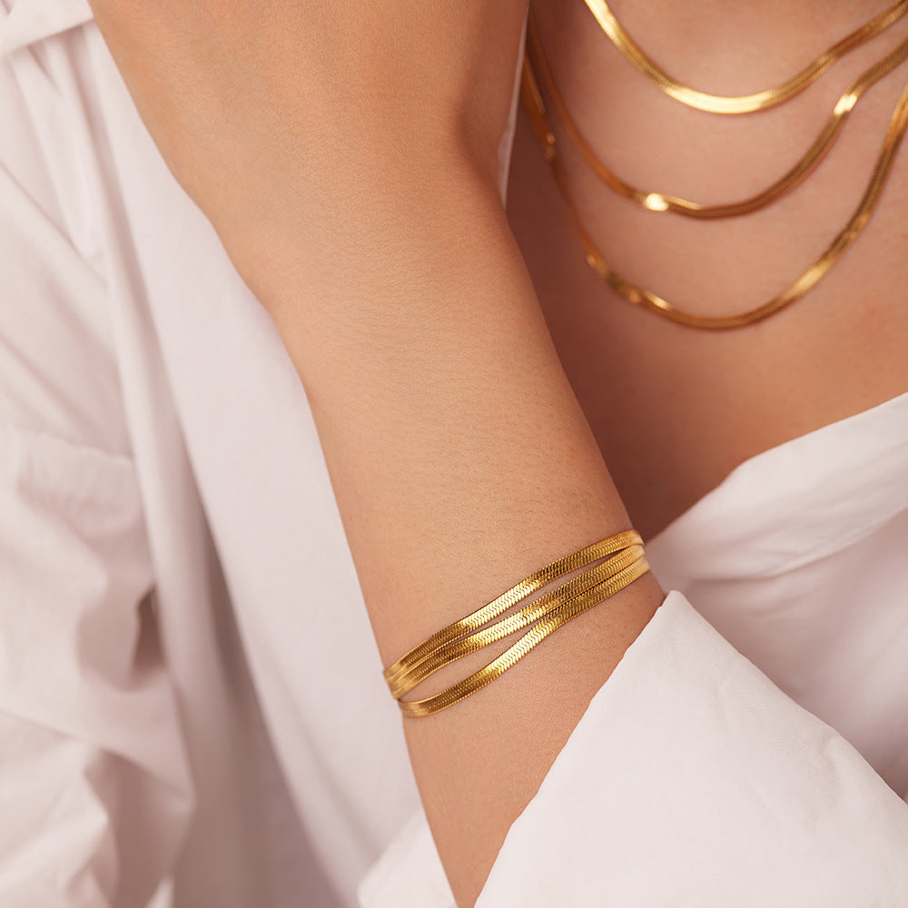 Sophie – Beautiful Gold-Tone Multi-Layer Necklace