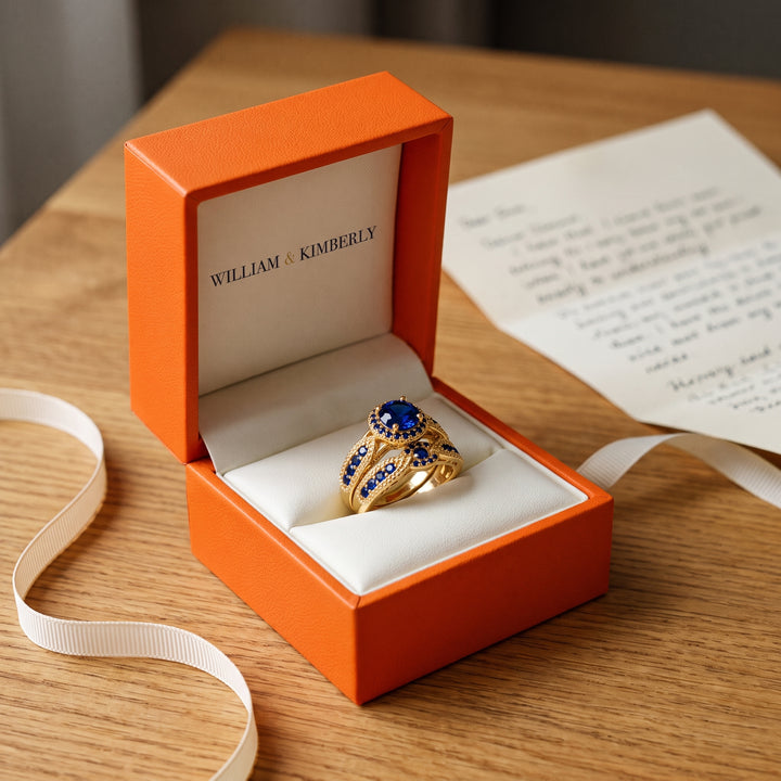 victoria-gilded-sapphire-ring-set P