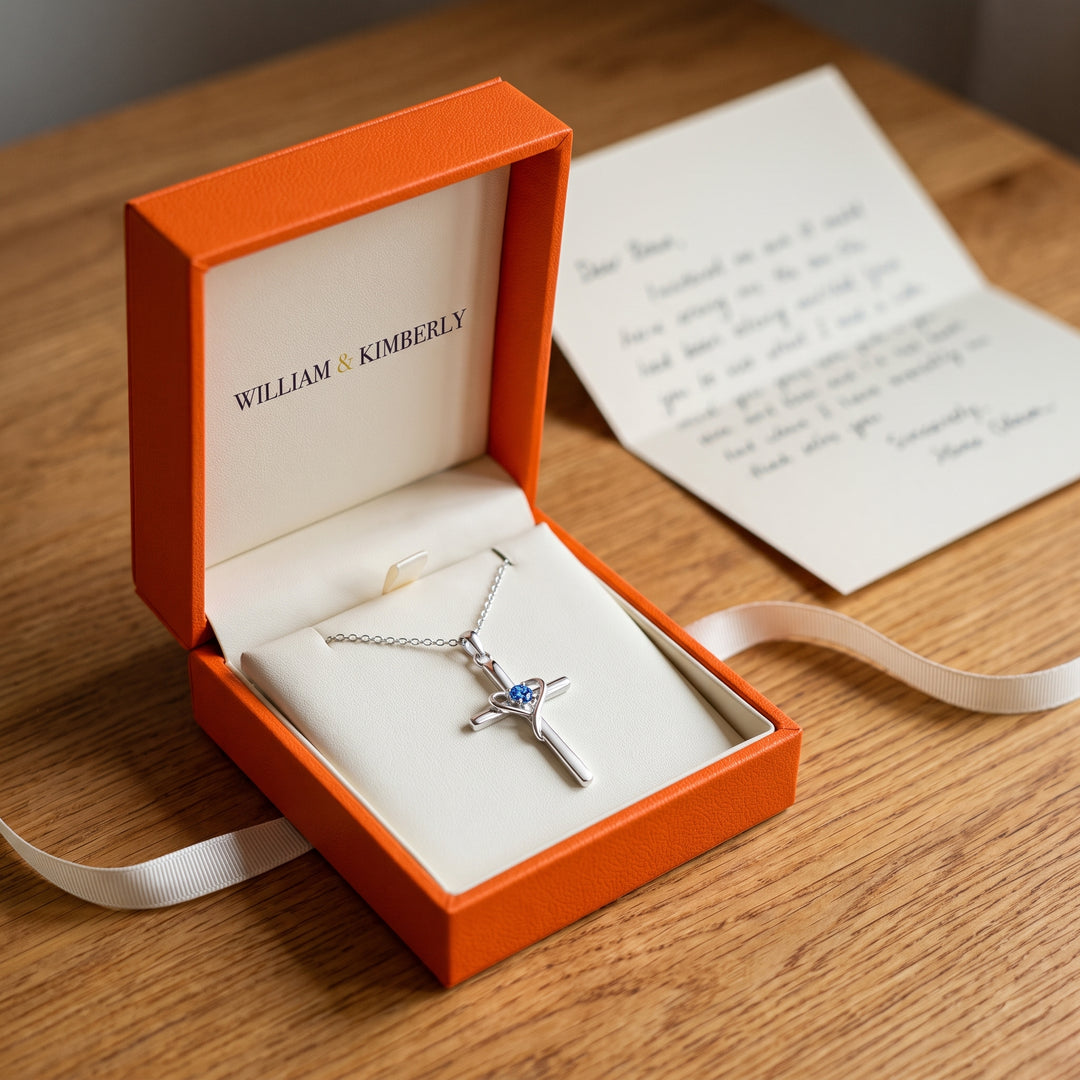 sapphire-cross-necklace-white-gold P