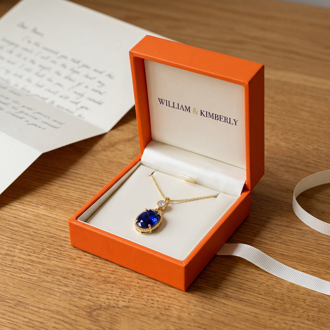 gold-sapphire-oval-drop-necklace P