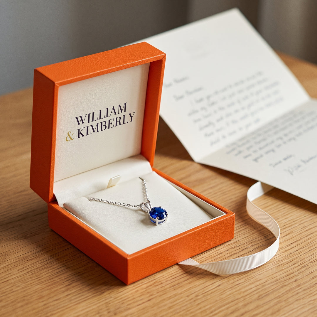 round-cut-sapphire-necklace-white-gold P