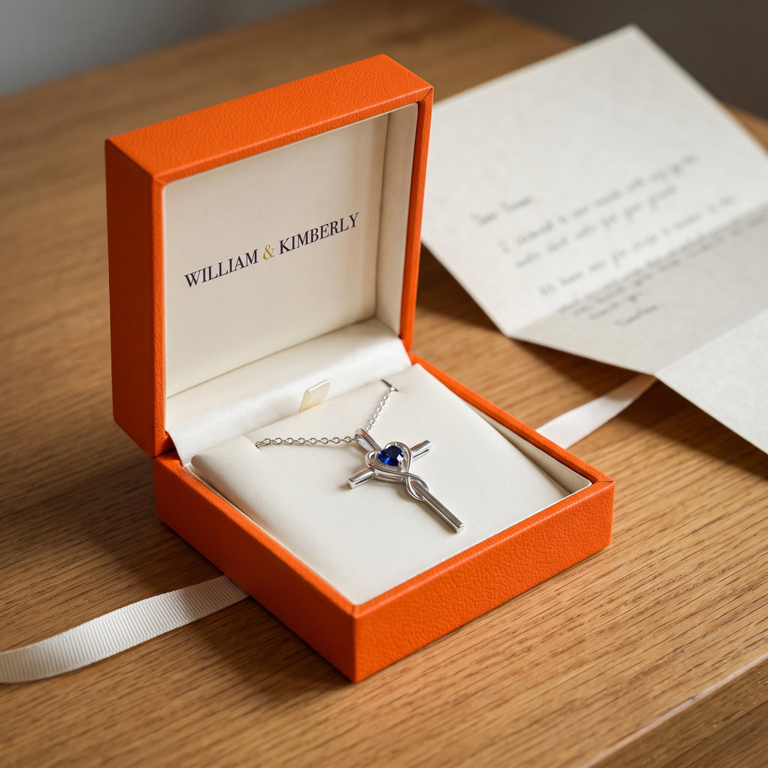 sapphire-heart-stone-cross-necklace-white-gold P