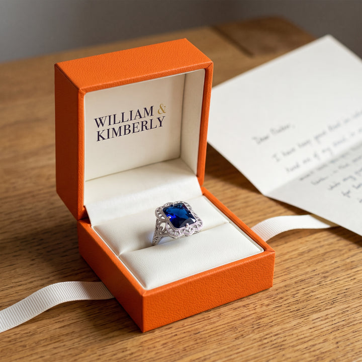 vintage-blue-zirconia-hollow-silver-ring P