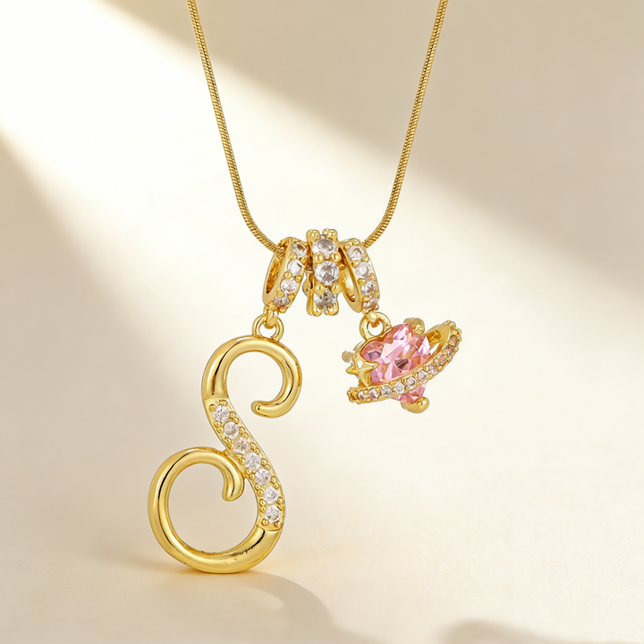 Romantic Letter Pendant Necklace