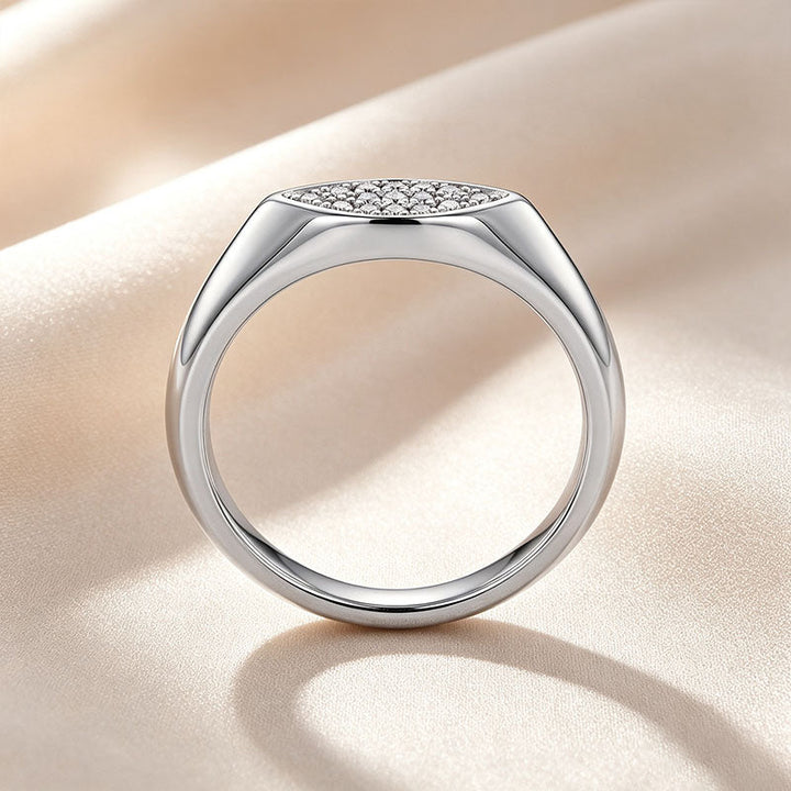 Marquise Paved Wide Dome Ring