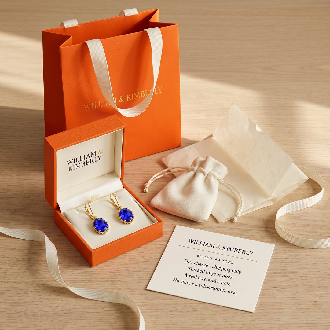 gold-sapphire-drop-earrings T