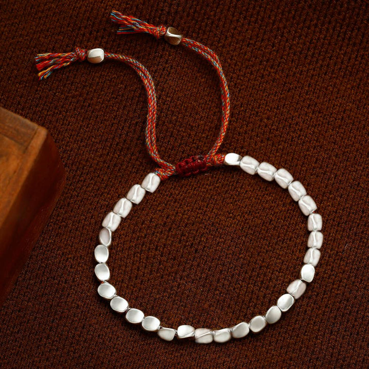 Tibetan Copper Beads Bracelet Handmade - For Healing, Strength &amp; Protection