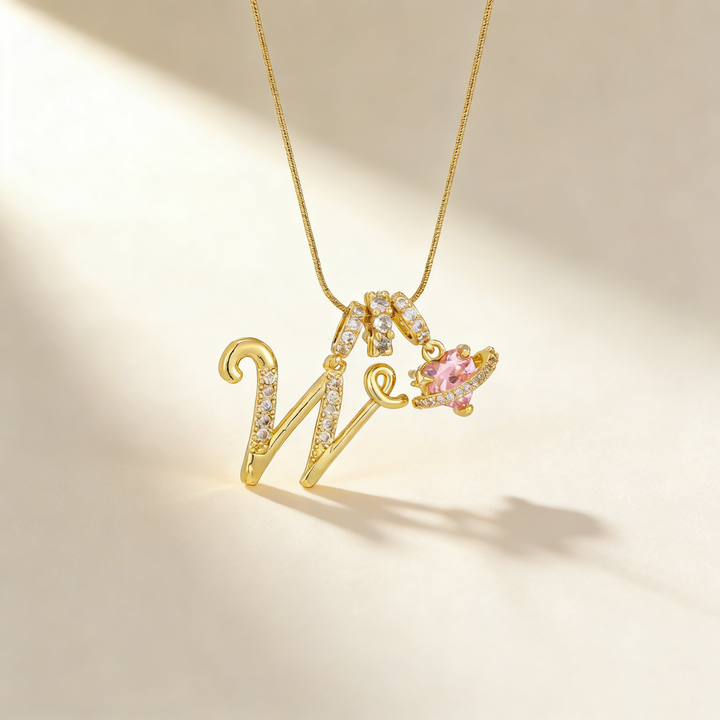 Romantic Letter Pendant Necklace