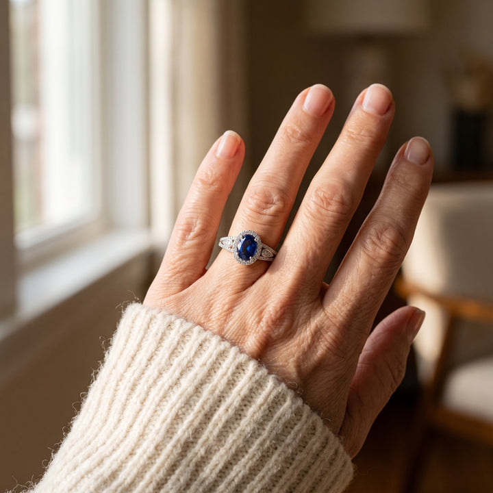 sapphire-halo-vintage-ring W