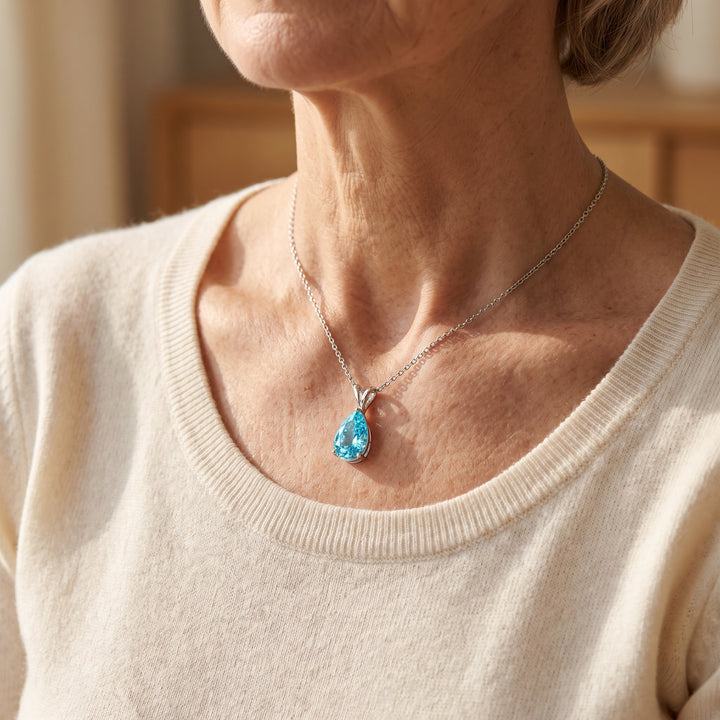 oceans-tear-necklace-white-gold-16k W