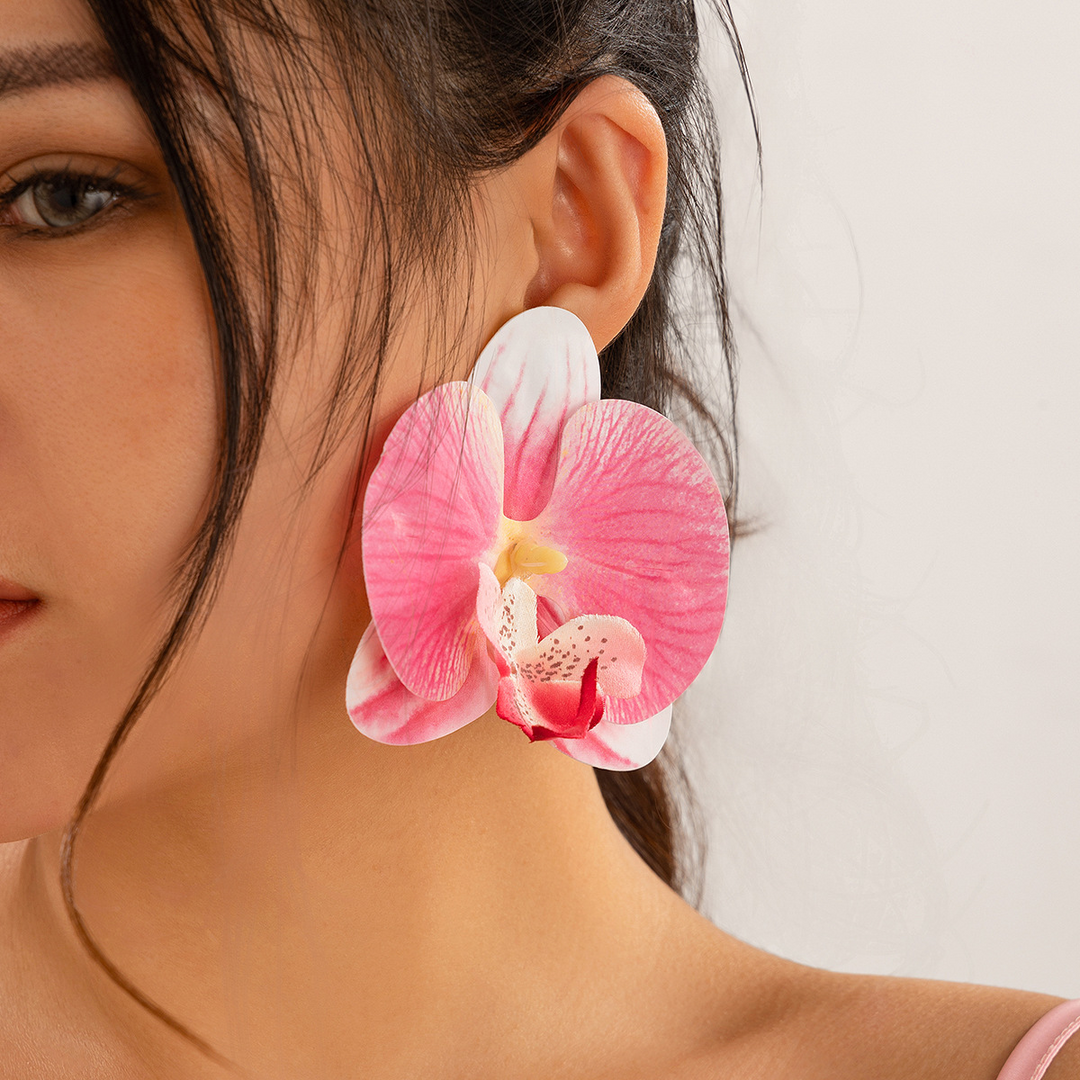 Phalaenopsis necklace and earrings