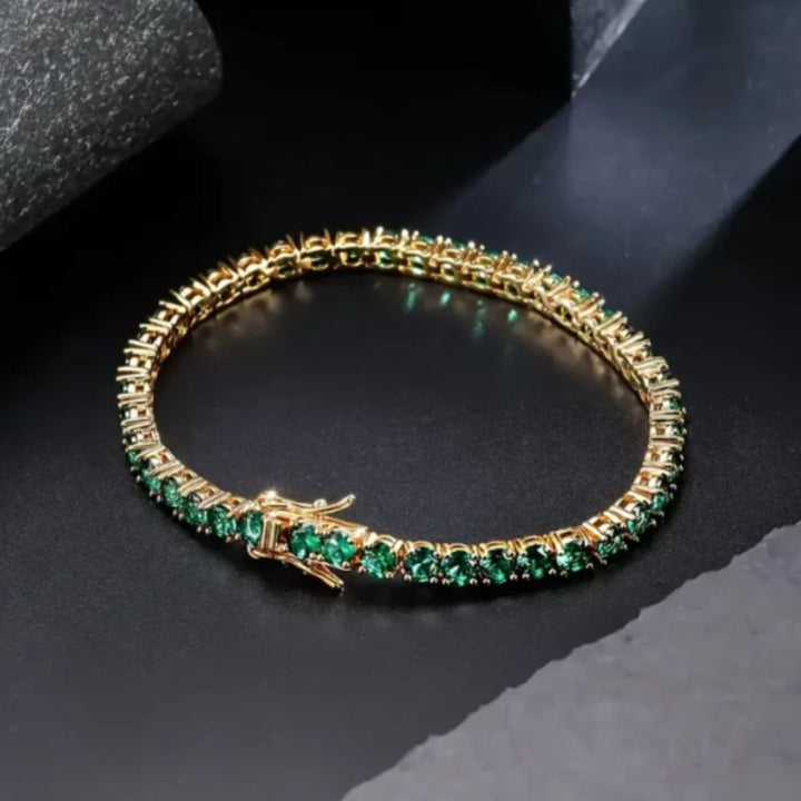 Aliona Emerald Tennis Bracelet