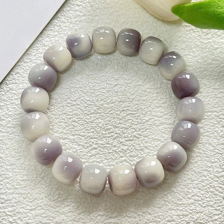 White jade bodhi bracelet
