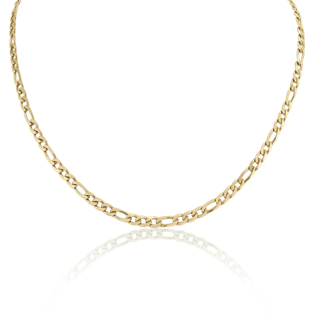 Valerie – Simple Link Structure Gold Necklace