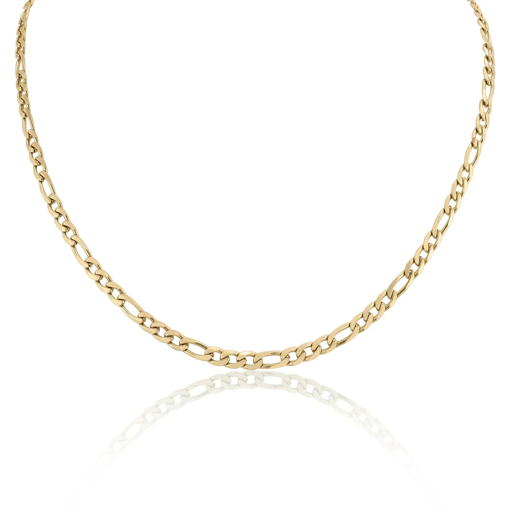 Valerie – Simple Link Structure Gold Necklace