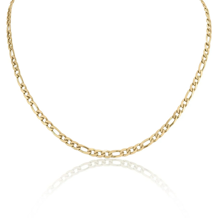 Valerie – Simple Link Structure Gold Necklace