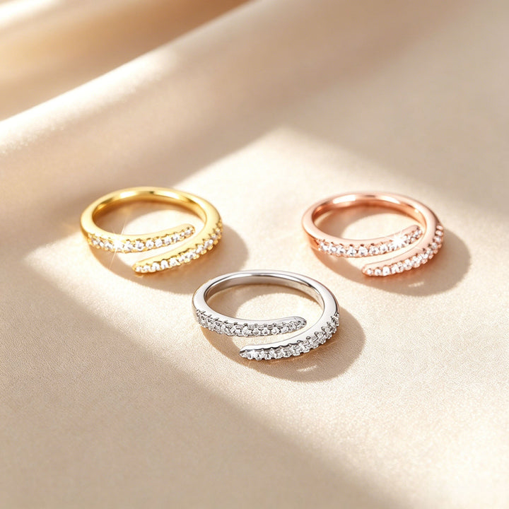 Twist Eternity Band Open Ring