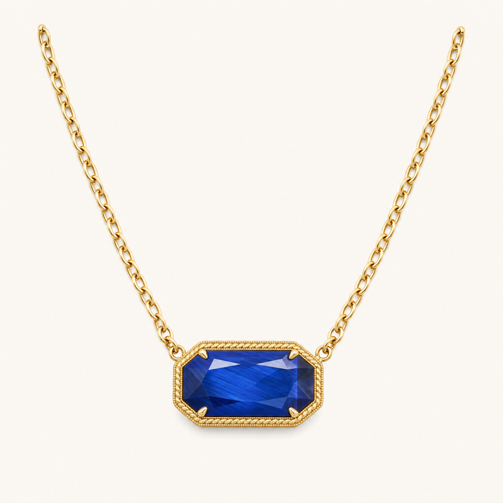 Sadie Gold Sapphire Necklace