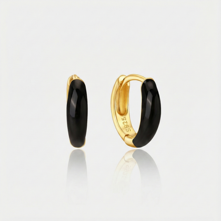 Theresia – Soft Curved Gold Earrings