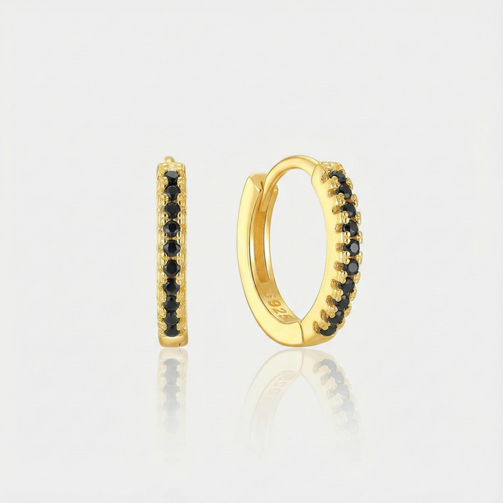 Theresia – Soft Curved Gold Earrings