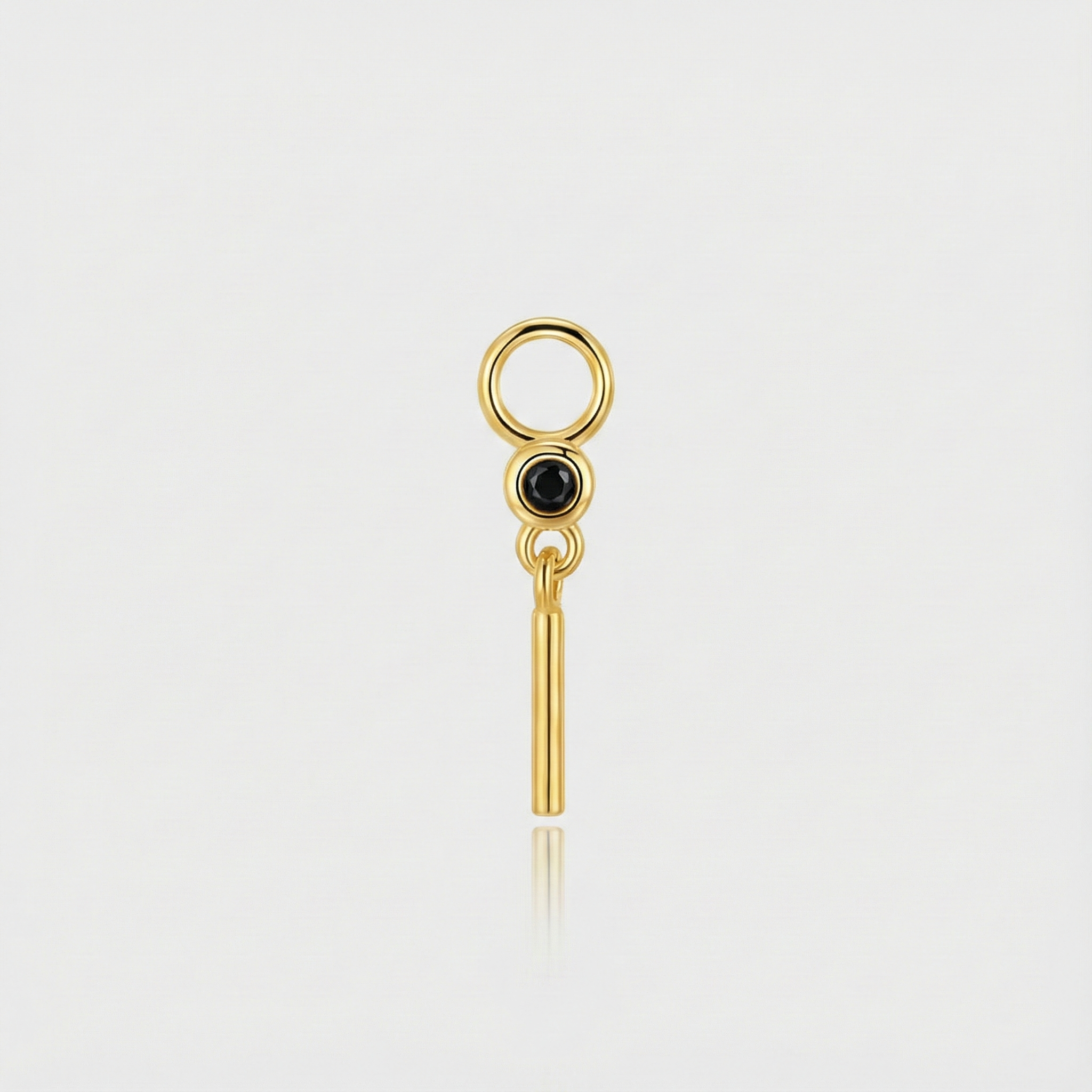 Theresia – Soft Curved Gold Earrings