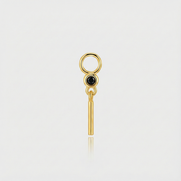 Theresia – Soft Curved Gold Earrings