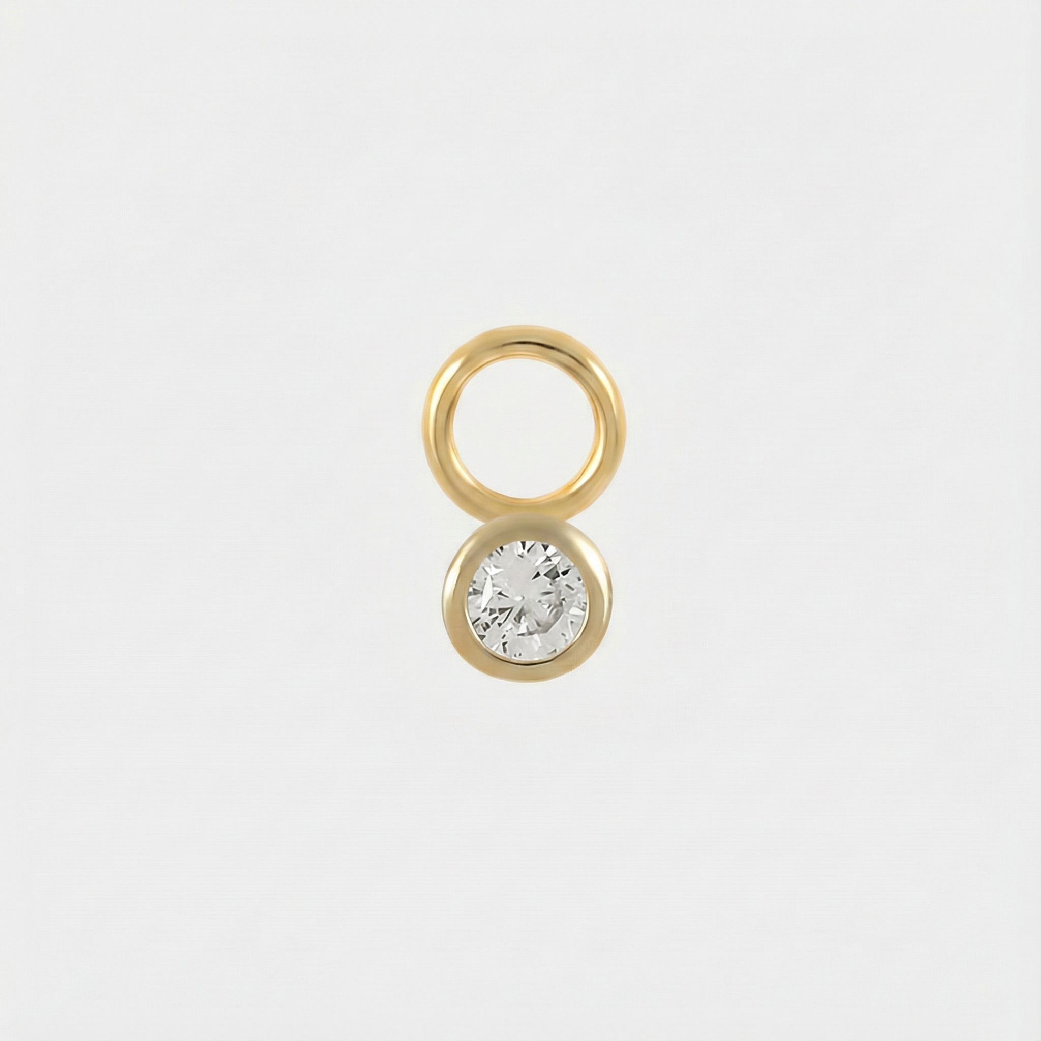 Theresia – Soft Curved Gold Earrings