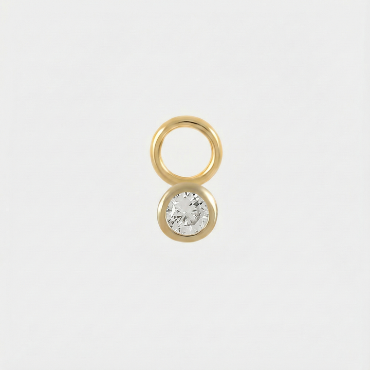 Theresia – Soft Curved Gold Earrings