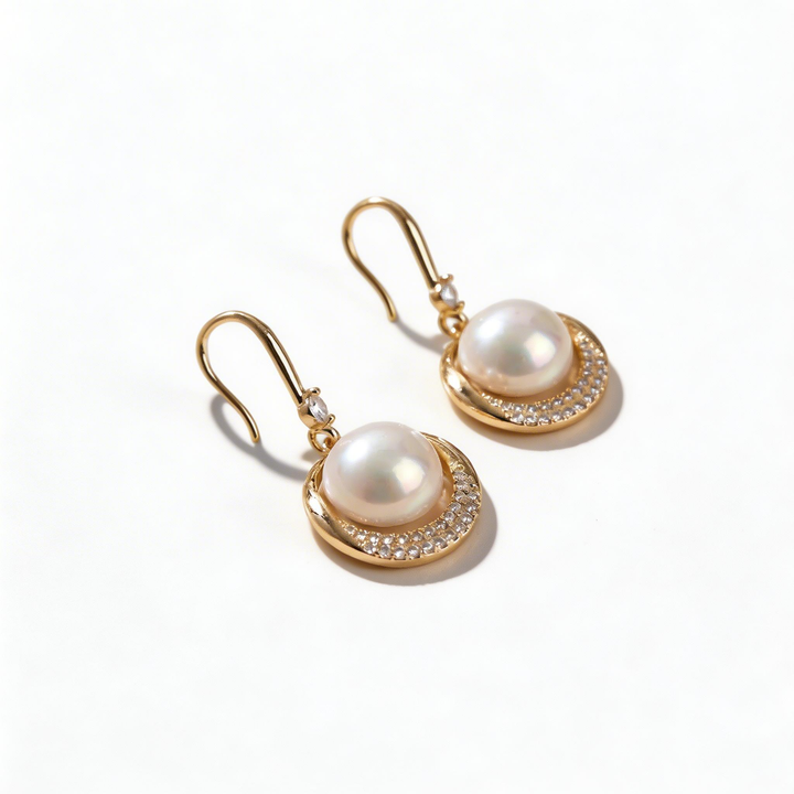 Luminous Pearl Drop Earrings
