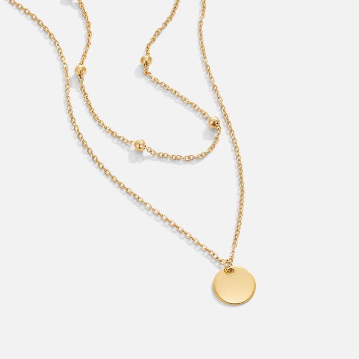 Stable Plate Necklace