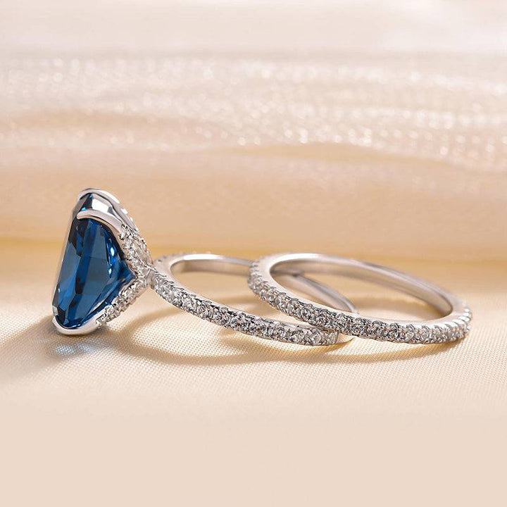 Viola White Gold Sapphire Set