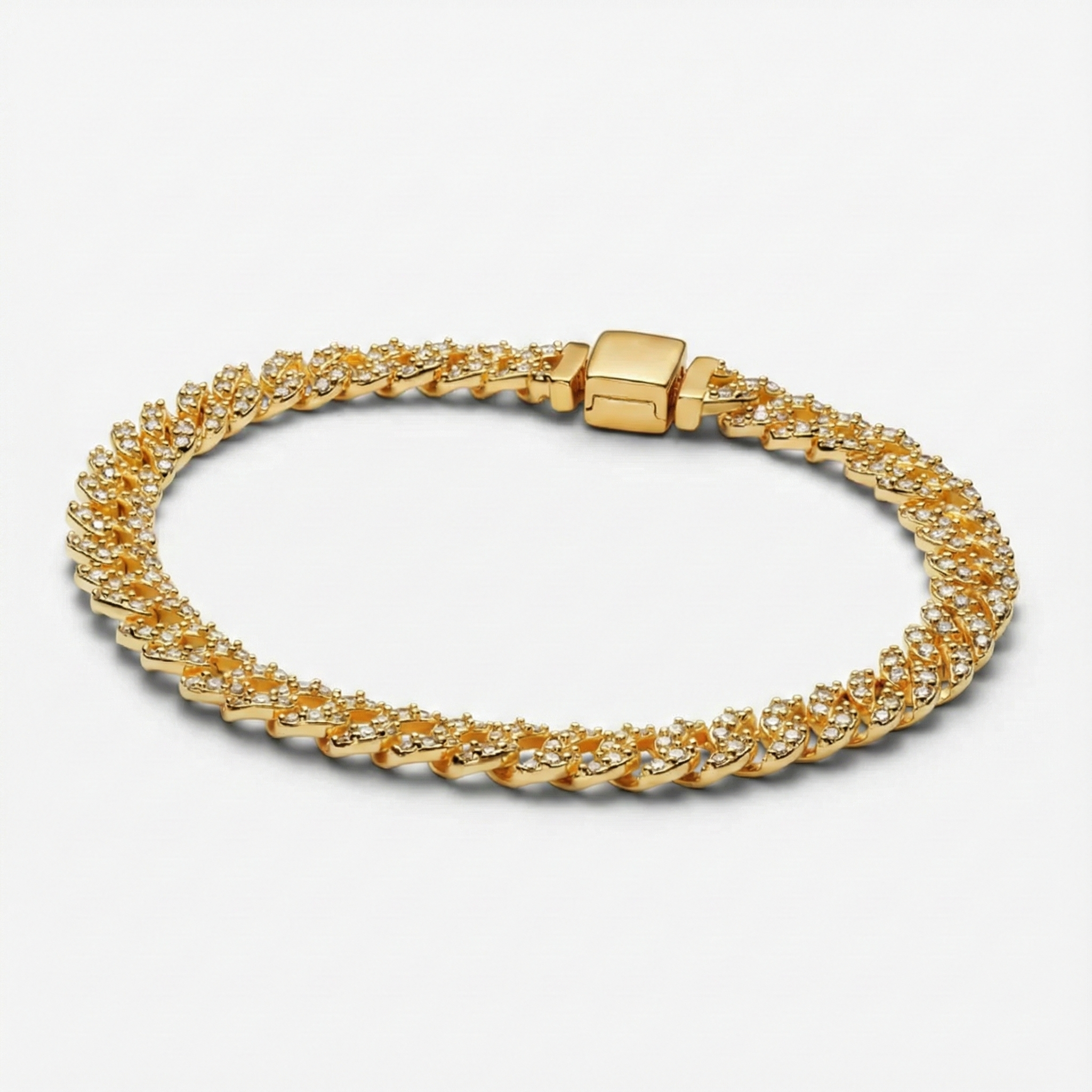 Moissanite Cuban Bracelet