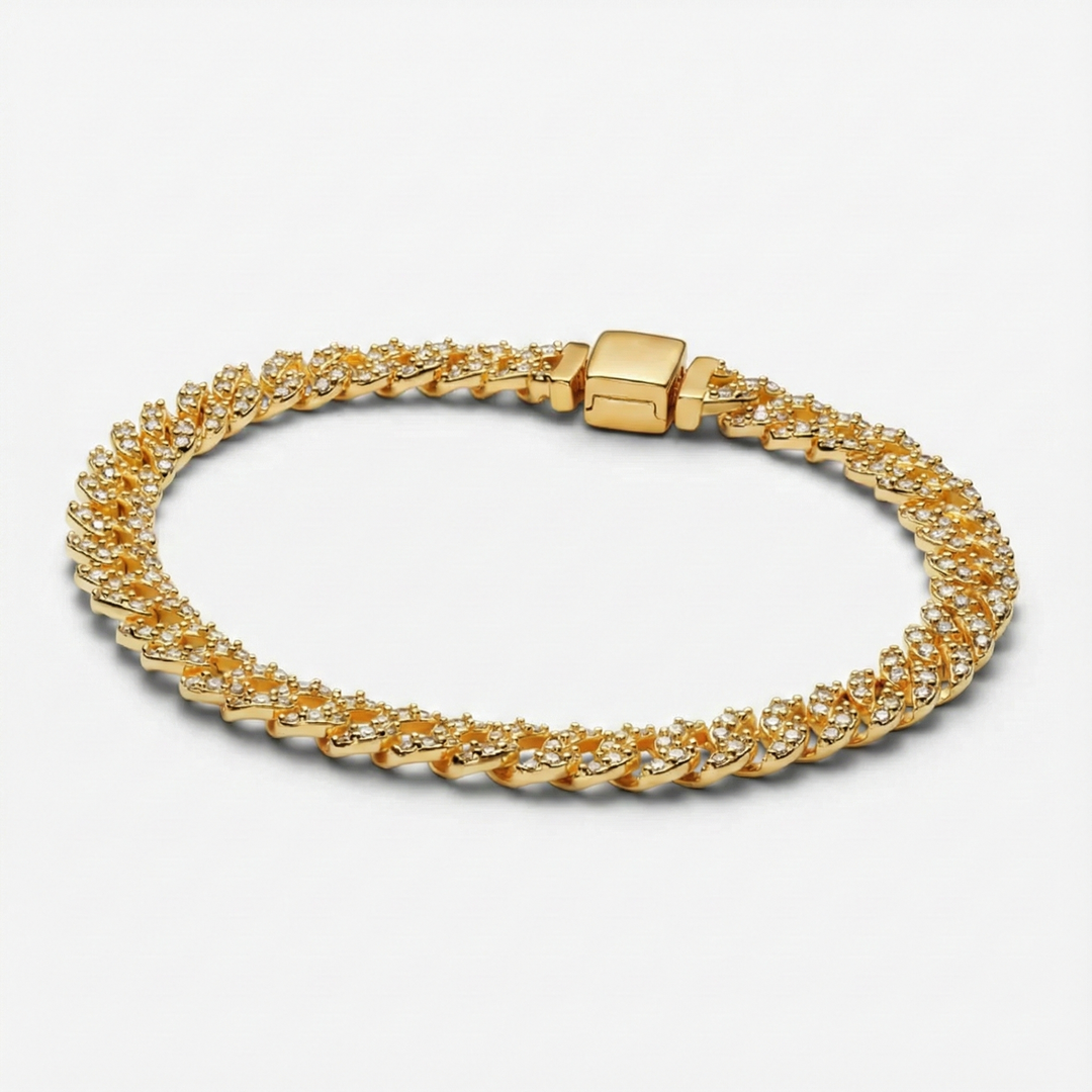 Moissanite Cuban Bracelet