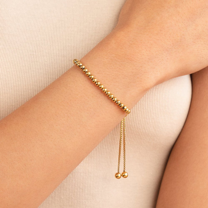 Adelina - Gold Pearl Bracelet