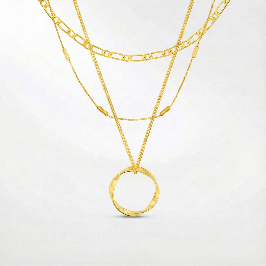 Open Necklace (3 Rows)
