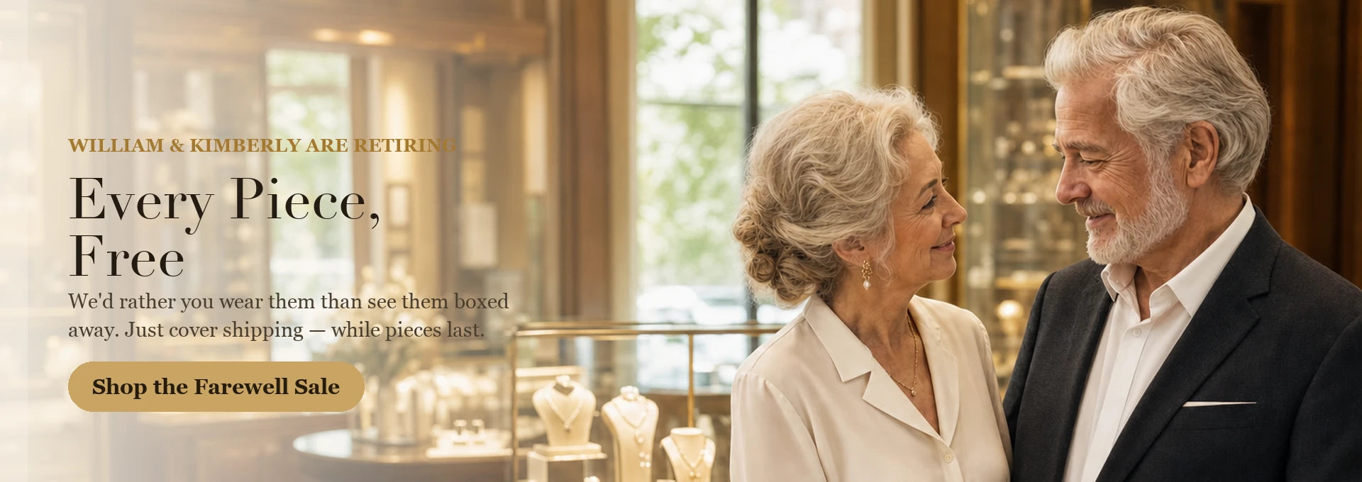 William & Kimberly Farewell Sale — Every Piece Free