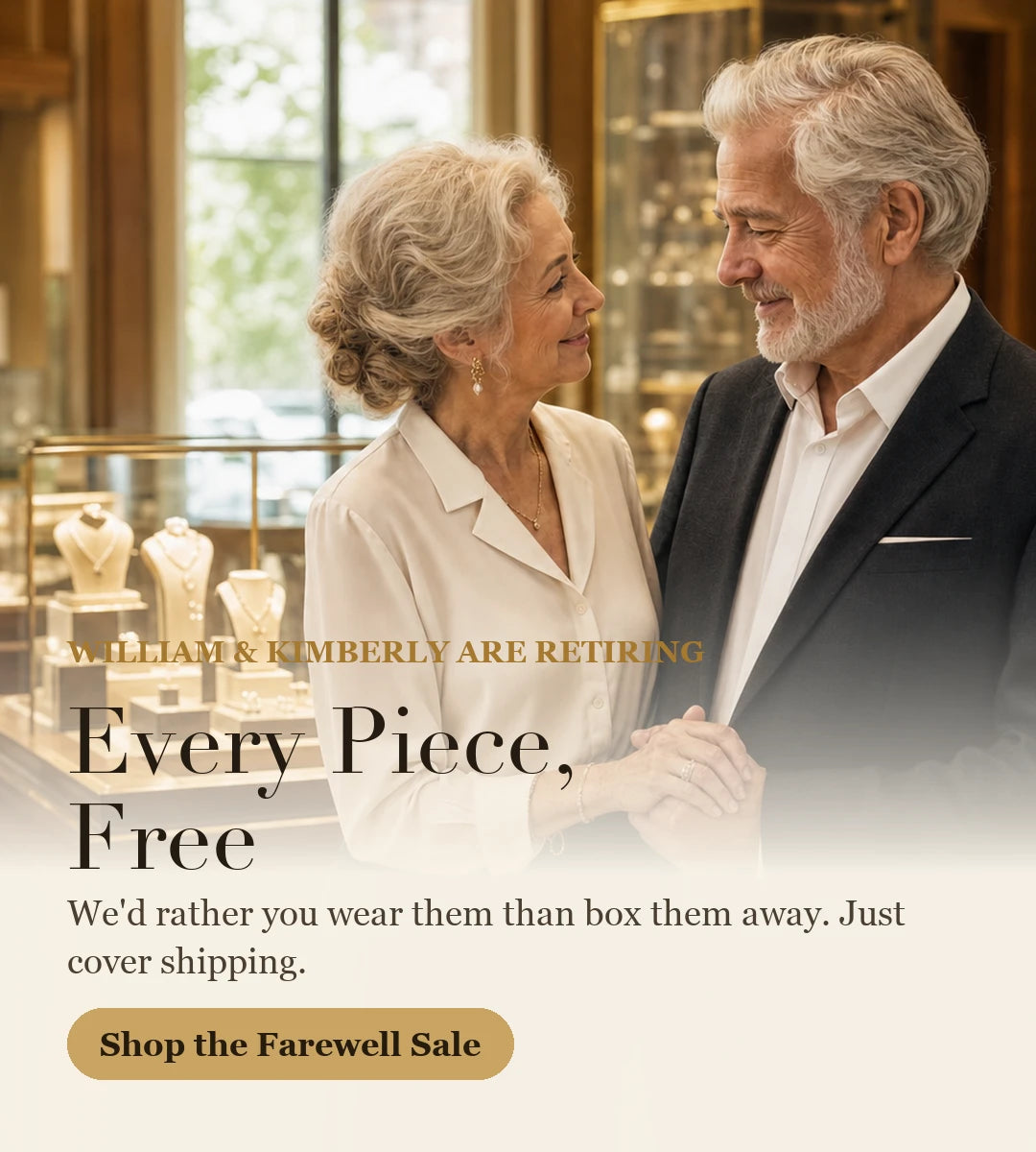 William & Kimberly Farewell Sale — Every Piece Free